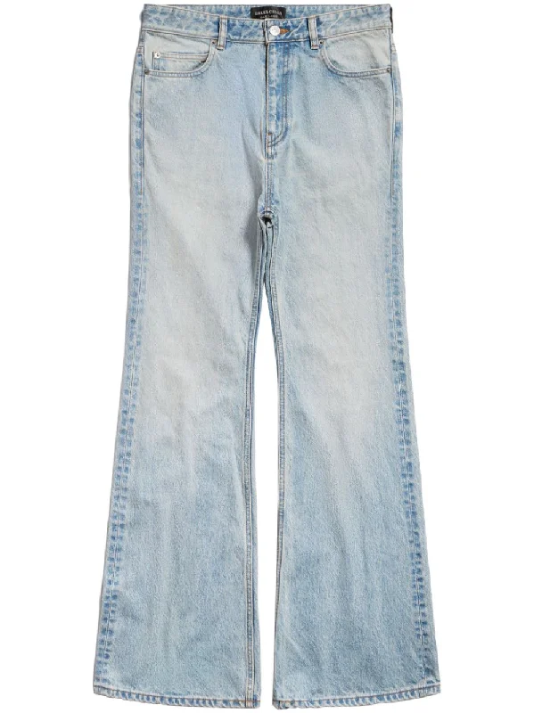 Balenciaga Jeans Clear Blue Fashionable Jeggings Style Jeans