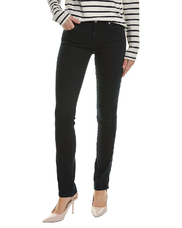 7 For All Mankind Kimmie Oppseren Straight Jean Casual Distressed Skinny Jeans