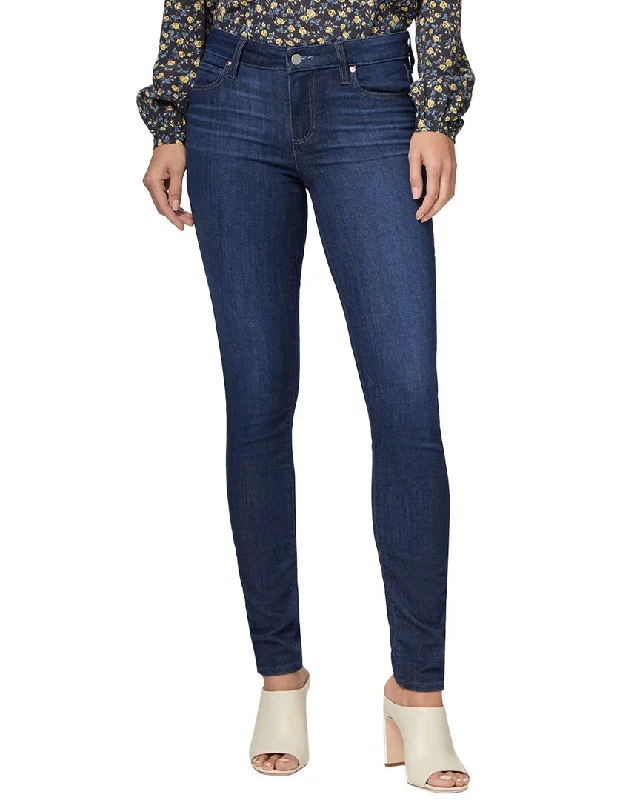 Paige Verdugo Ultra Cabaret Skinny Leg Jean Trendy Pleated Waist Jeans