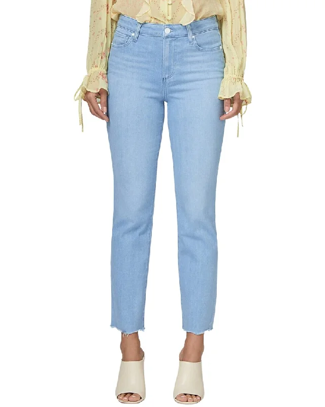 Paige Cindy Triomphe Straight Leg Jean Trendy Layered Pocket Jeans