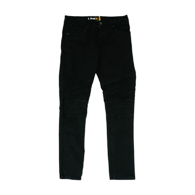 Black Solid Skinny Jeans Trendy Classic Fit Jeans