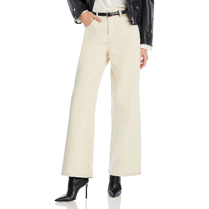 [BLANKNYC] Womens High Rise Distressed Wide Leg Jeans Fashionable Jeggings Style Jeans