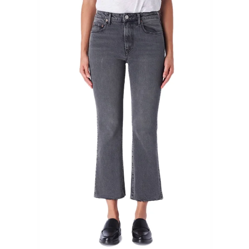 Colette Kick Flare Jean In Touch Of Grey Trendy Plus Size Jeans