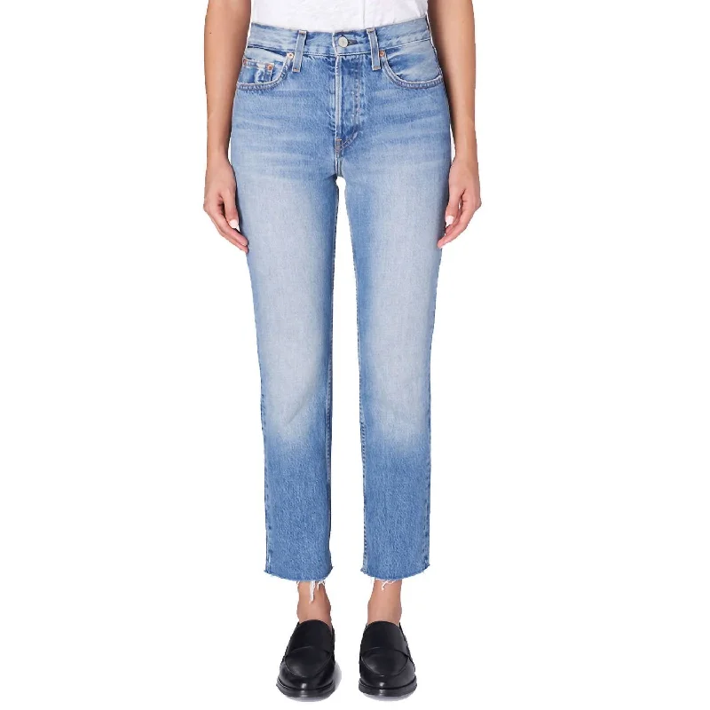 Constance Slim Straight Jean In Renegade Trendy Vintage Denim Jeans