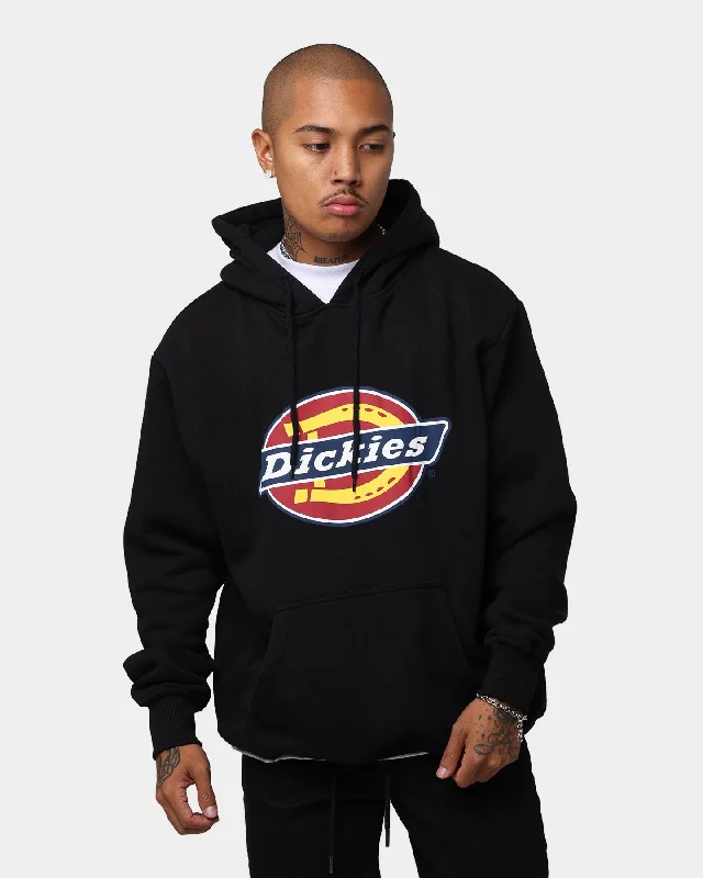 Dickies H.S Classic Pop Over Hoodie Black Hoodie with Set-In Sleeves Structured Classic Dickies H.S Classic Pop Over Hoodie Black Hoodie with Set-In Sleeves Structured Classic