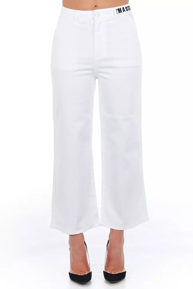 Frankie Morello  Cotton Jeans & Women's Pant Comfortable Low-Rise Jeans