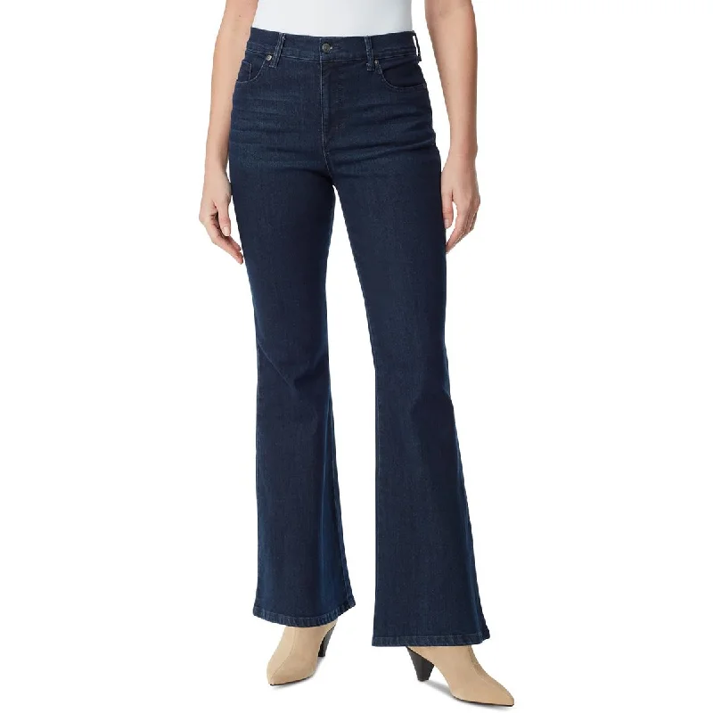 Gloria Vanderbilt Womens Dark Wash Slimming Flared Jeans Comfortable Straight-Legged Denim Gloria Vanderbilt Womens Dark Wash Slimming Flared Jeans Comfortable Straight-Legged Denim