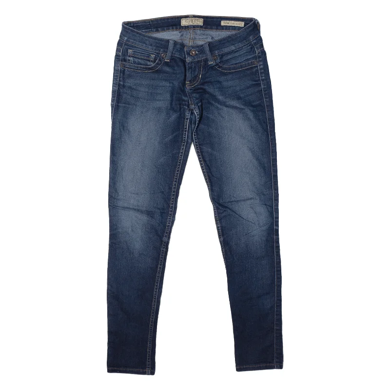 GUESS Jeans Blue Denim Slim Skinny Stone Wash Womens W28 L28 Comfortable Flare Leg Jeans GUESS Jeans Blue Denim Slim Skinny Stone Wash Womens W28 L28 Comfortable Flare Leg Jeans