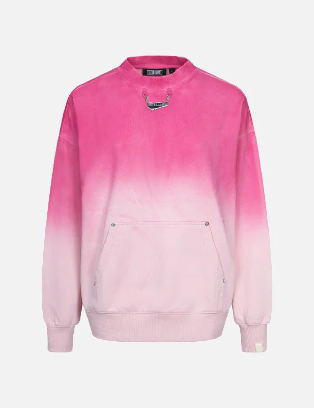 Hand Spray Effect Oversized Sweatshirt Hoodie with Raglan Sleeves Sporty Comfortable Hand Spray Effect Oversized Sweatshirt Hoodie with Raglan Sleeves Sporty Comfortable