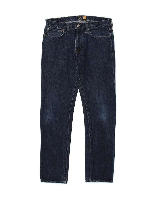 J. CREW Womens Slim Jeans  W32 L32 Blue Cotton Stylish High-Waist Skinny Denim