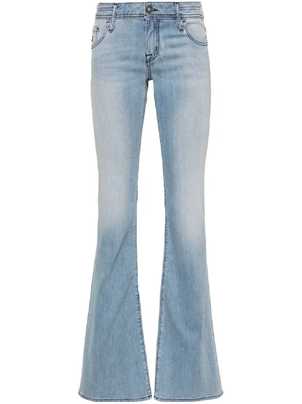 Jacob Cohen Jeans Blue Comfortable Faded High-Rise Jeans