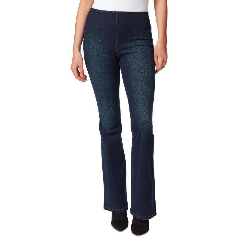 Jessica Simpson Womens Denim Stretch Flared Jeans Trendy Low-Rise Slim Jeans