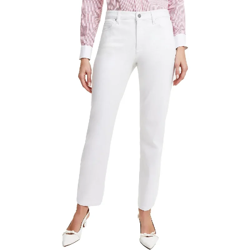 Jones New York Womens Petites Mid Rise Sculpt Straight Leg Jeans Elegant High-Waisted Flared Jeans Jones New York Womens Petites Mid Rise Sculpt Straight Leg Jeans Elegant High-Waisted Flared Jeans