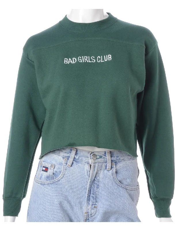 Label Bad Girls Club Sweatshirt Hoodie with Magnetic Closure Innovative Modern