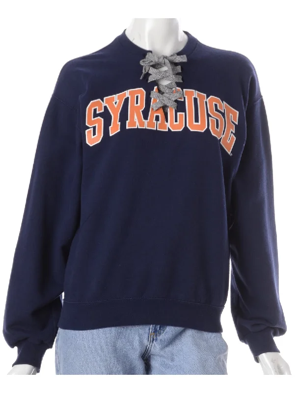 Label Bea Lace Up Sweatshirt Hoodie with Drawcord Adjustable Secure