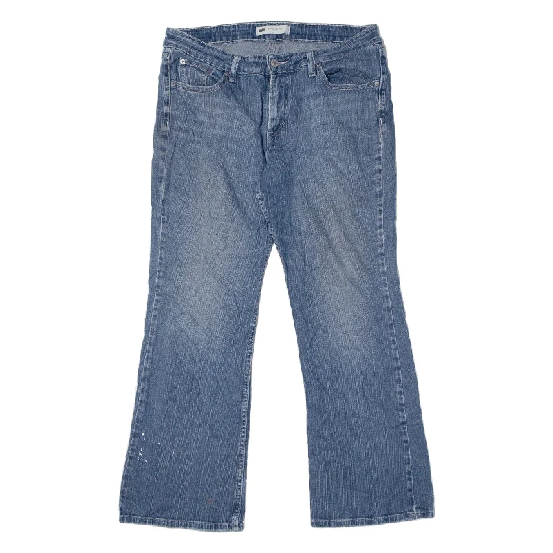 LEVI'S 518 Superlow Jeans Blue Denim Regular Bootcut Womens W31 L30 Trendy Low-Rise Slim Jeans LEVI'S 518 Superlow Jeans Blue Denim Regular Bootcut Womens W31 L30 Trendy Low-Rise Slim Jeans
