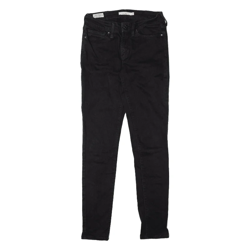 LEVI'S 711 Big E Jeans Black Denim Slim Skinny Womens W27 L30 Comfortable Mid-Rise Jeans LEVI'S 711 Big E Jeans Black Denim Slim Skinny Womens W27 L30 Comfortable Mid-Rise Jeans