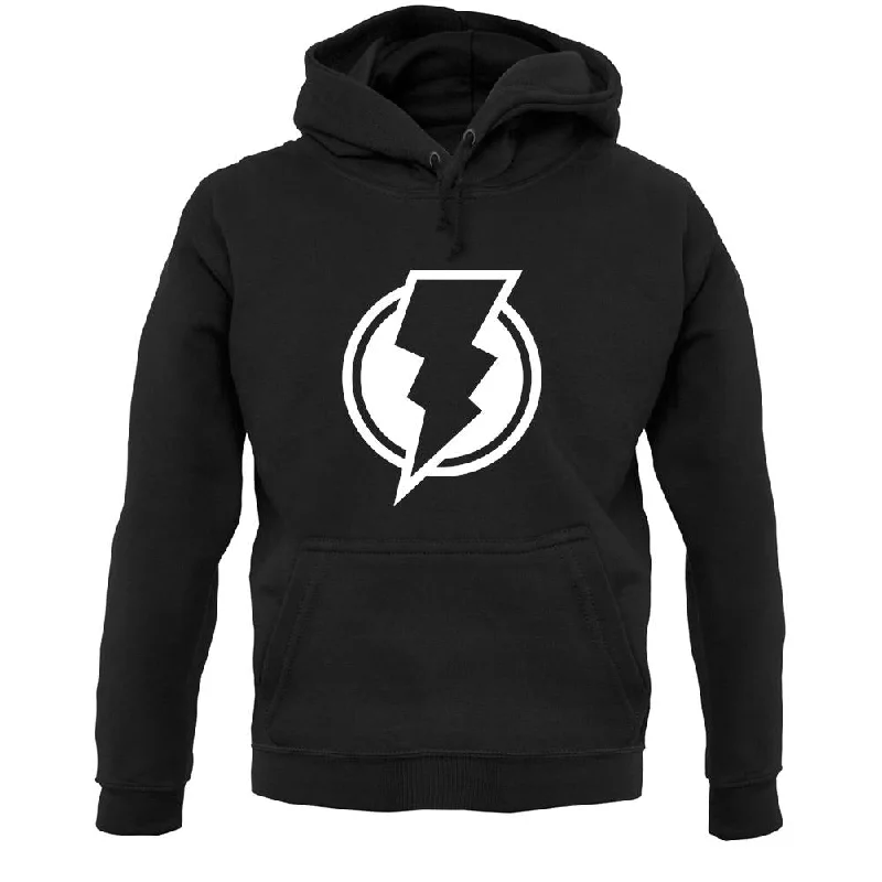 Lightning Bolt Unisex Hoodie Hoodie with Magnetic Closure Innovative Modern