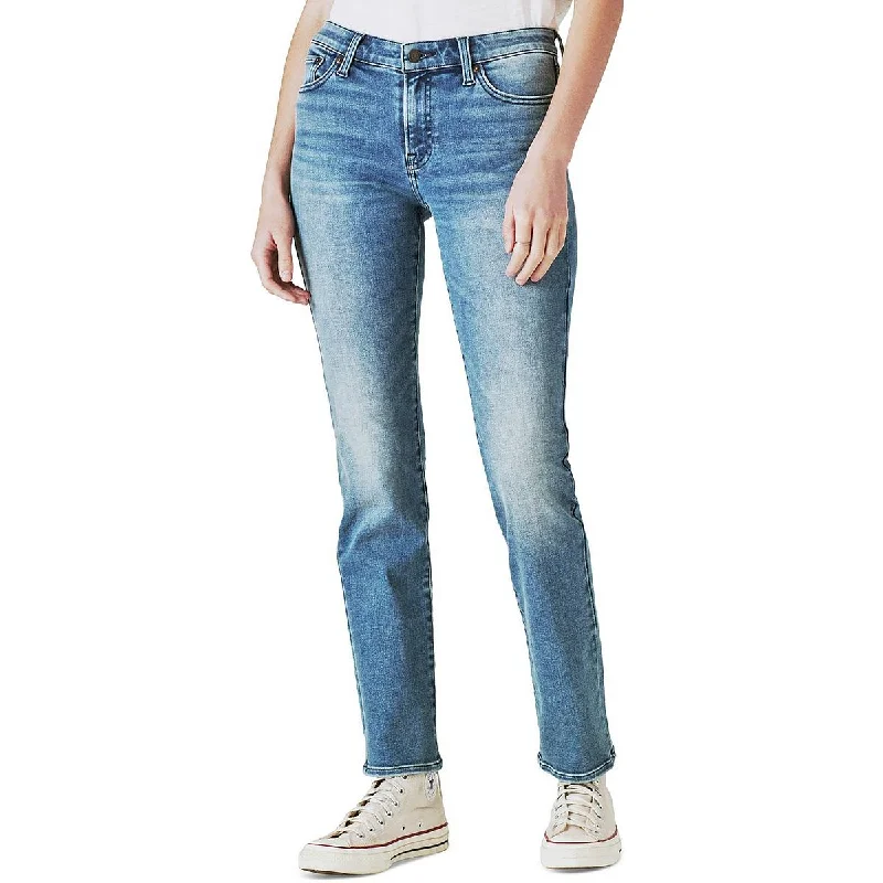 Lucky Brand Womens Sweet Mid-Rise Medium Wash Straight Leg Jeans Fashionable Button-Front Jeans Lucky Brand Womens Sweet Mid-Rise Medium Wash Straight Leg Jeans Fashionable Button-Front Jeans