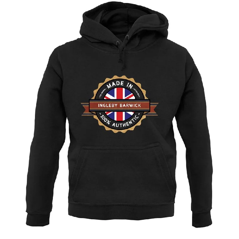 Made In Ingleby Barwick 100% Authentic Unisex Hoodie Hoodie with Illustration Artistic Creative Made In Ingleby Barwick 100% Authentic Unisex Hoodie Hoodie with Illustration Artistic Creative