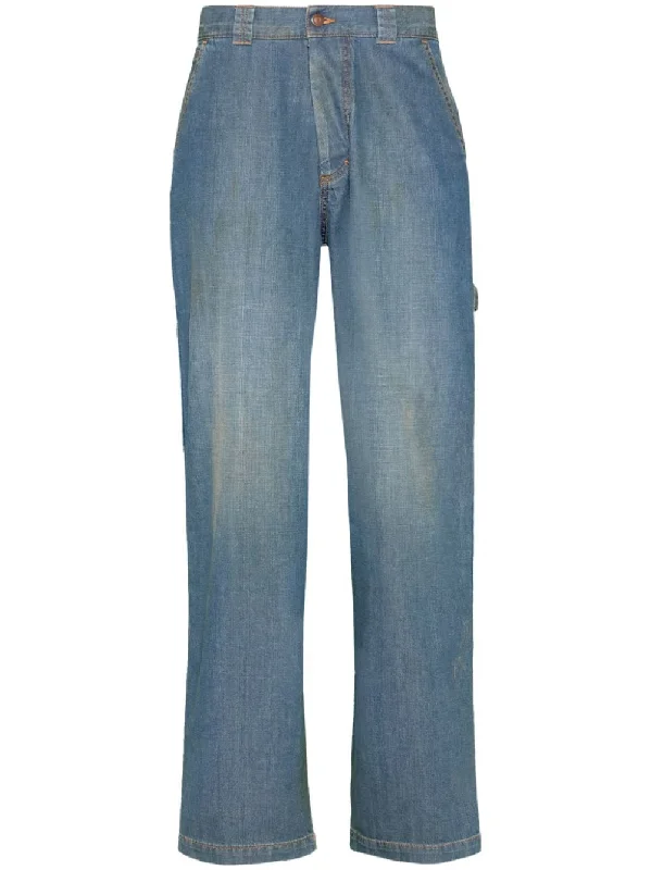 Maison Margiela Jeans Denim Fashionable Jeggings Style Jeans