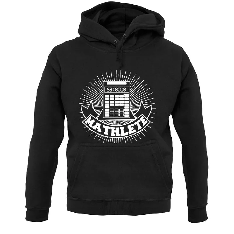 Mathlete Unisex Hoodie Hoodie with Elastic Cuffs Stretchable Comfortable