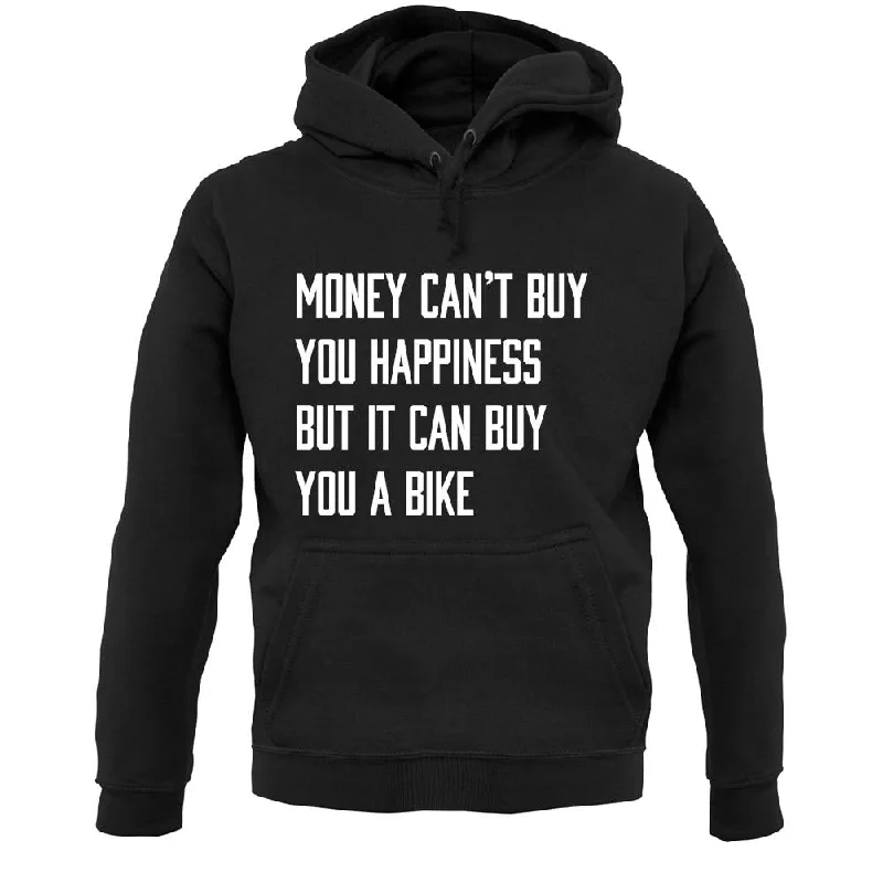 Money Can't Buy Happiness It Can Buy A Bike Unisex Hoodie Hoodie with Magnetic Closure Innovative Modern Money Can't Buy Happiness It Can Buy A Bike Unisex Hoodie Hoodie with Magnetic Closure Innovative Modern