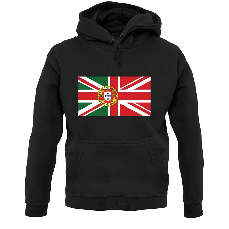 Portuguese Union Flag Unisex Hoodie Hoodie with Double Zipper Versatile Adjustable