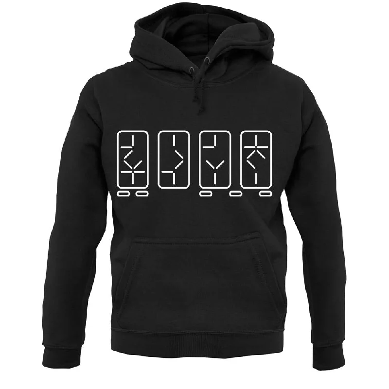 Predator Clock Unisex Hoodie Hoodie with Drop Shoulder Relaxed Streetwear