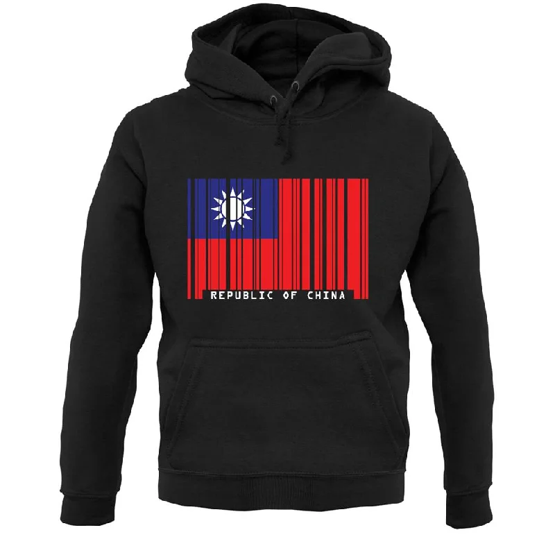 Republic Of China Barcode Style Flag Unisex Hoodie Hoodie with Bell Sleeves Flared Feminine Republic Of China Barcode Style Flag Unisex Hoodie Hoodie with Bell Sleeves Flared Feminine