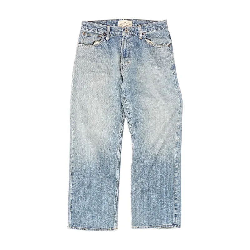 Solid Relaxed Jeans Comfortable Boyfriend Jeans