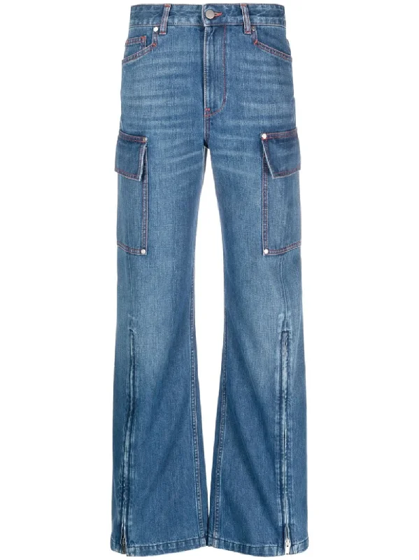 Stella Mccartney Jeans Blue Classic Button Fly Jeans