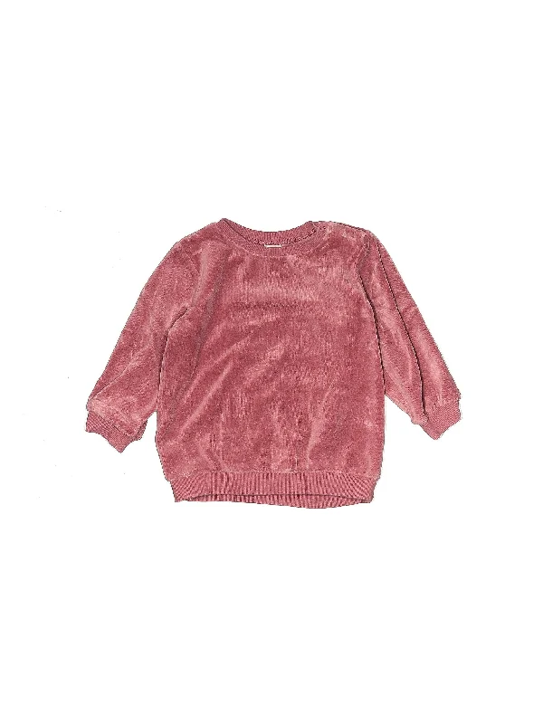 Sweatshirt Hoodie with Hem Applique Textured Unique