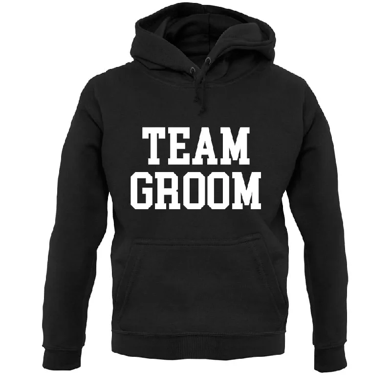 Team Groom Unisex Hoodie Hoodie with Oversized Fit Loose Comfortable