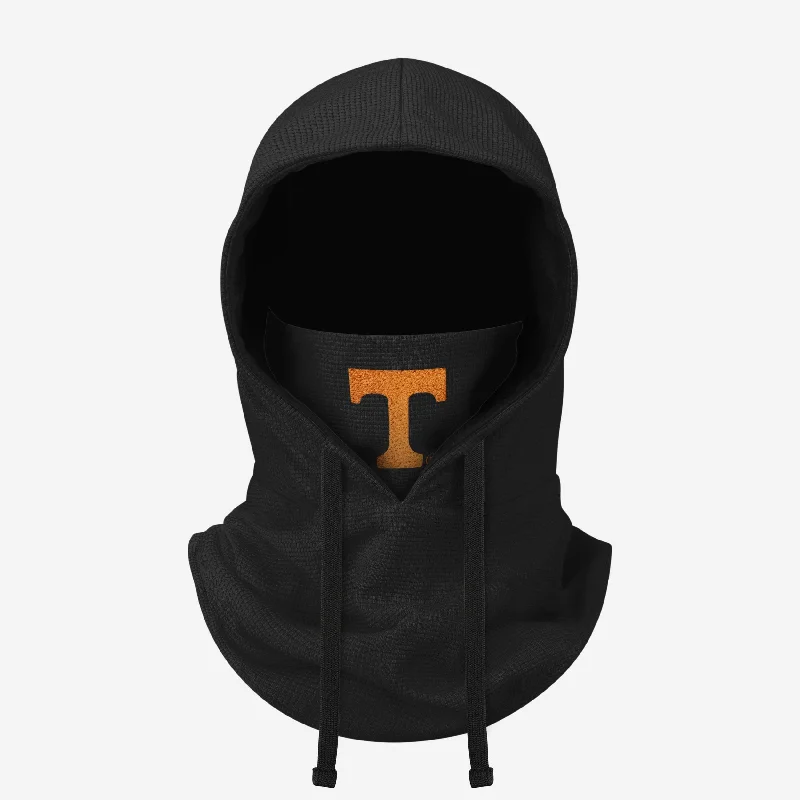 Tennessee Volunteers Waffle Drawstring Hooded Gaiter Hoodie with Neon Bright Vibrant Tennessee Volunteers Waffle Drawstring Hooded Gaiter Hoodie with Neon Bright Vibrant