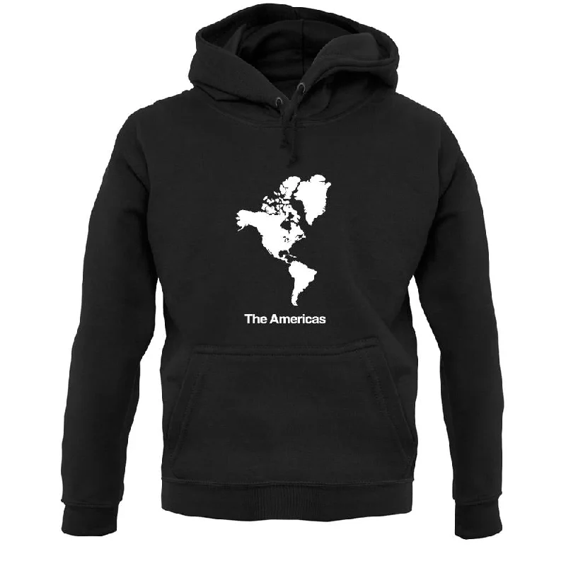 The Americas Silhouette Unisex Hoodie Hoodie with Drop Shoulder Relaxed Streetwear