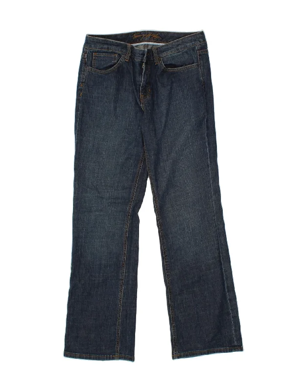 TOMMY HILFIGER Womens Bootcut Jeans US 10 Large W34 L31 Blue Cotton Trendy Flared Leg Jeans TOMMY HILFIGER Womens Bootcut Jeans US 10 Large W34 L31 Blue Cotton Trendy Flared Leg Jeans