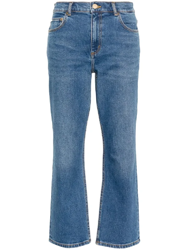 Tory Burch Jeans Blue Chic Faded Blue Jeans