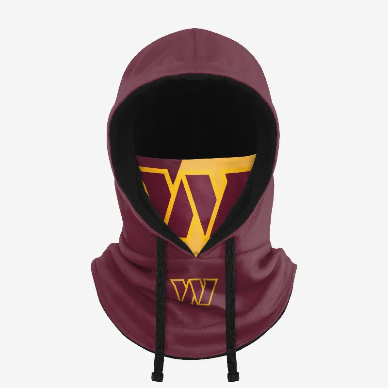 Washington Commanders Drawstring Hooded Gaiter Hoodie with Magnetic Closure Innovative Modern Washington Commanders Drawstring Hooded Gaiter Hoodie with Magnetic Closure Innovative Modern