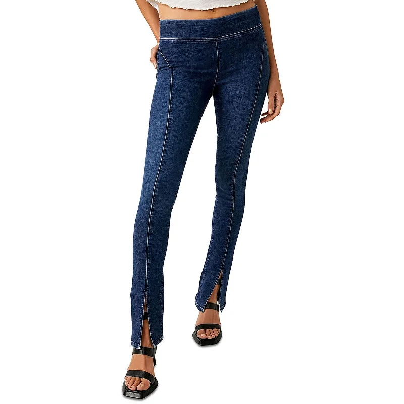 We The Free Womens Double Dutch Denim Pull on Skinny Jeans Fashionable Straight Cut Jeans We The Free Womens Double Dutch Denim Pull on Skinny Jeans Fashionable Straight Cut Jeans