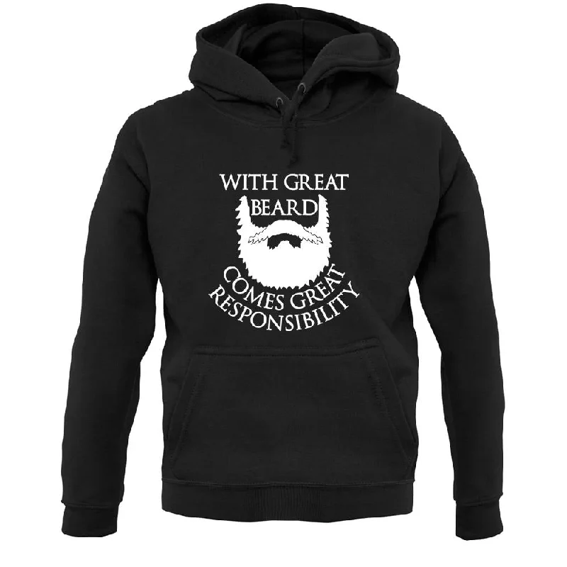 With Great Beard Comes Great Responsibility Unisex Hoodie Hoodie Sweatshirt Pullover With Great Beard Comes Great Responsibility Unisex Hoodie Hoodie Sweatshirt Pullover