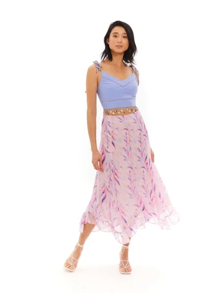 KARINA SKIRT leather skirt sleek