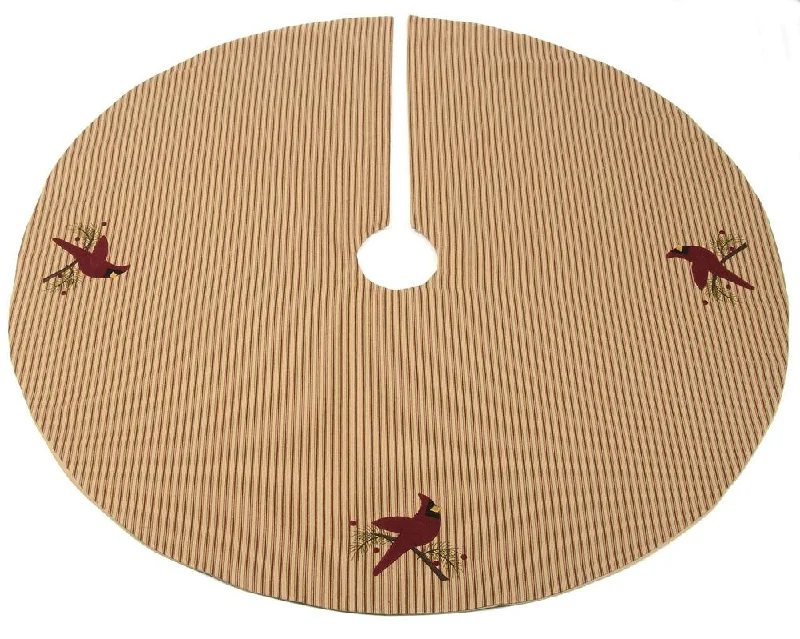 Cardinal Christmas Tree Skirt TSAR0069 leather skirt durable