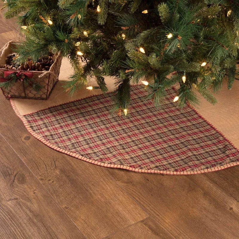 Clement Christmas Tree Skirt 48 VHC Brands wool skirt warm