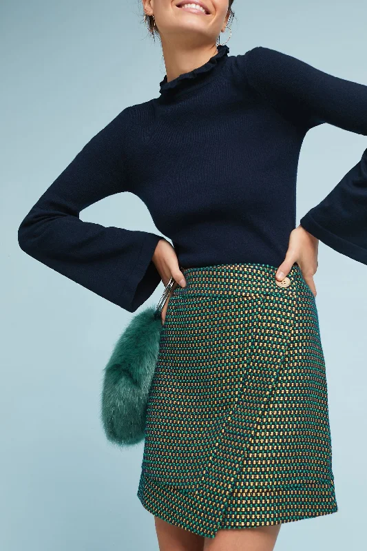 Dally Mini Skirt velvet skirt plush