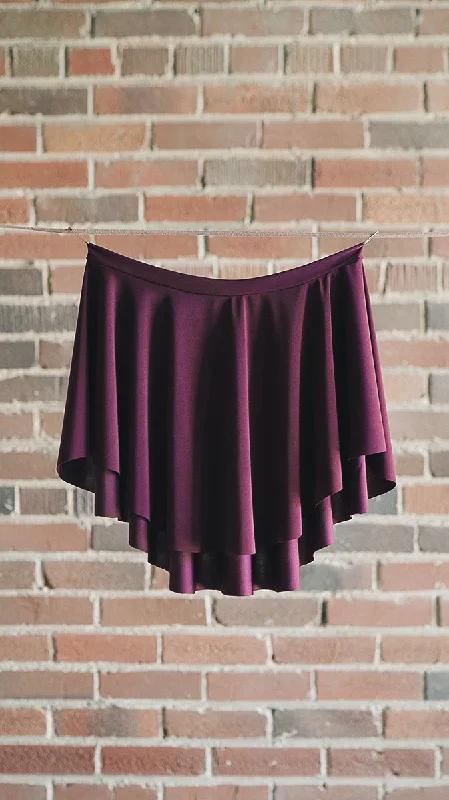 EOS PLUM SLINKY SKIRT slim fit skirt