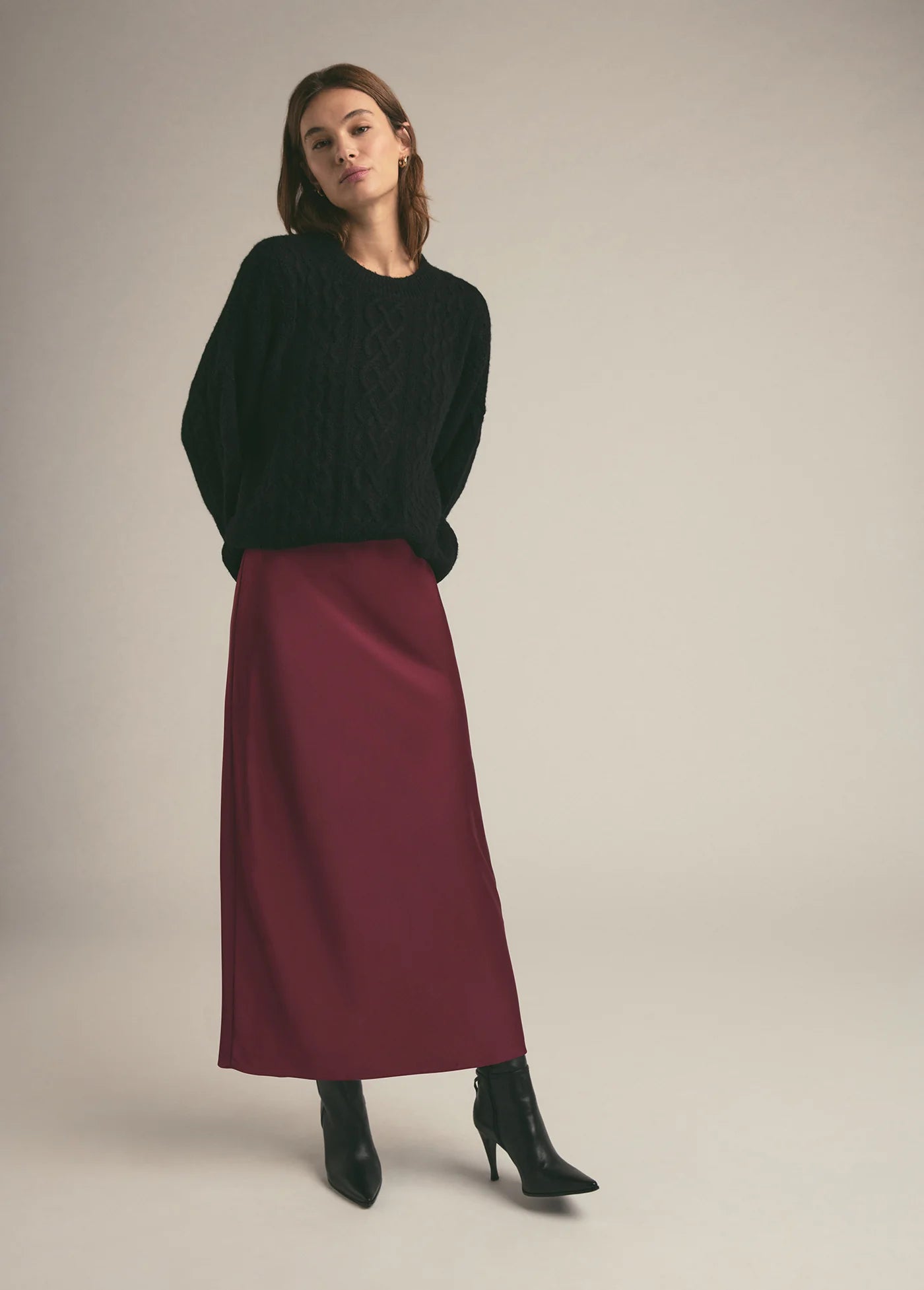 THE SUZY SKIRT cashmere skirt fine