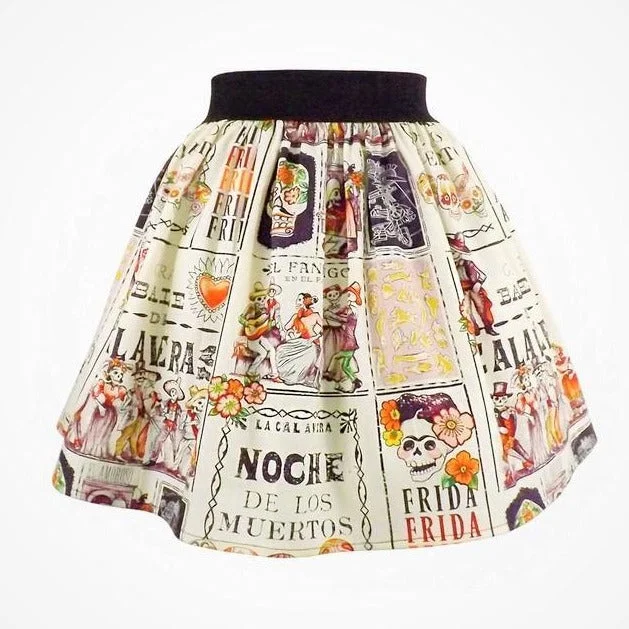 "Lindy" Noche de Baile Frida Skirt linen skirt breathable