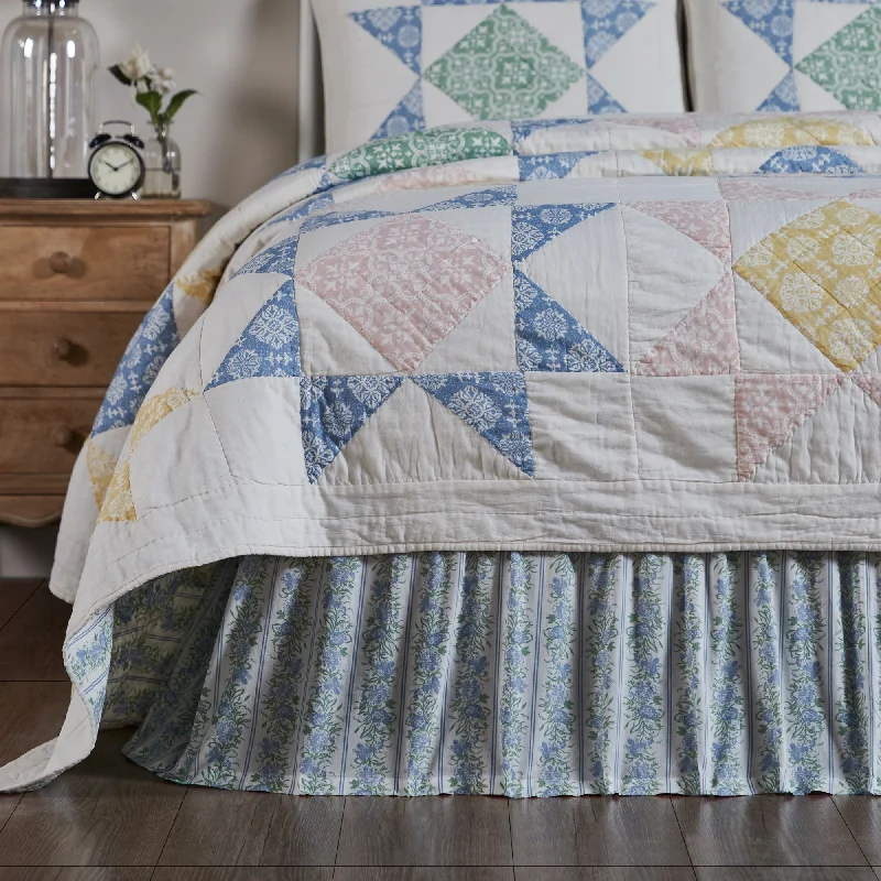 Jolie Queen Bed Skirt 60x80x16 VHC Brands wool skirt warm