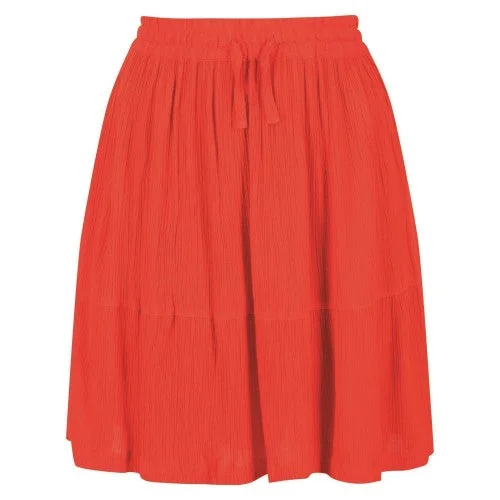 Regatta Womens/Ladies Hansika Tiered Skirt zip skirt side